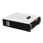 Wall-mounted Solar Battery Installation in Home Photovoltaic System