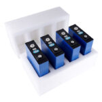 Assembly of 3.2V 80Ah lithium iron phosphate cells in electric vehicle battery pack