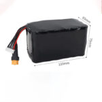  XT60-F discharge connector and XH-7P balance port on 22.2V drone battery pack