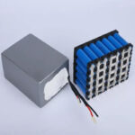 24V 10Ah lithium battery pack front view with high-quality NMC 18650 cells for electric scooters and e-bikes