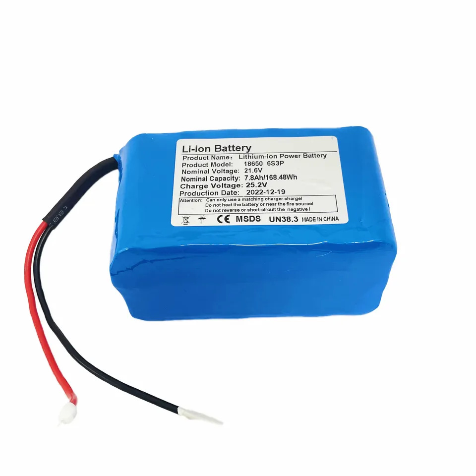 rechargeable lithium ion battery pack for E-bike