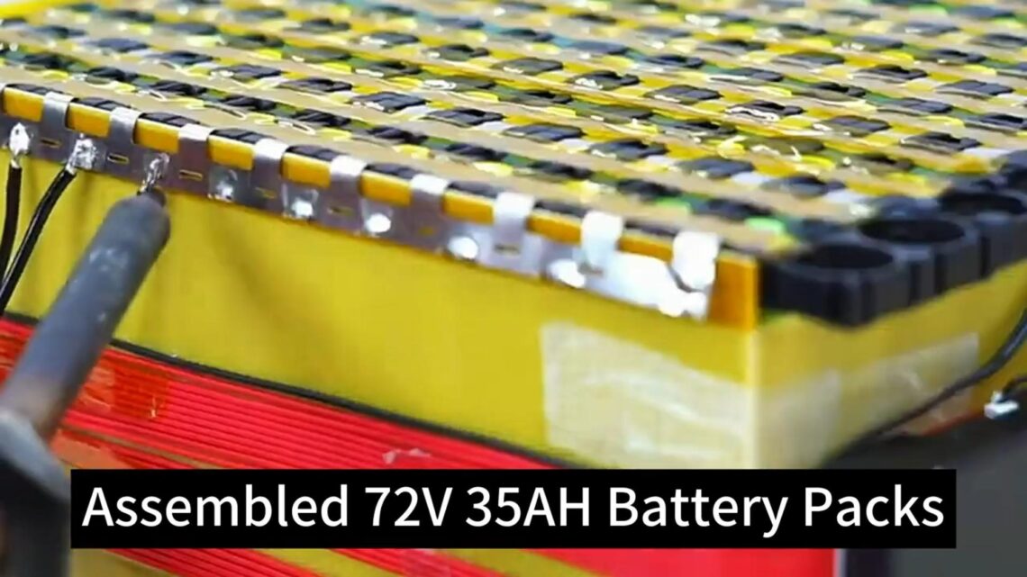 Assembling Advanced 72V 35AH Battery Pack - Apsenx 18650 Lithum Battery ...