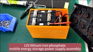 Assembling a 12V Lithium Iron Phosphate battery...