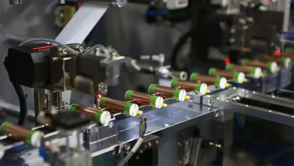 China lithium battery cells production line
