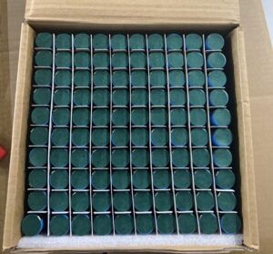 Great moment: our 18650 battery with tabs