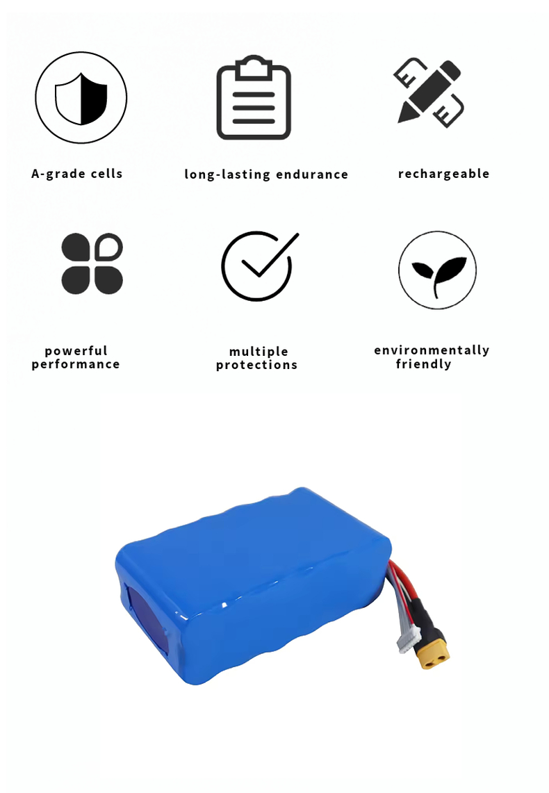 6S2P 22.2v 10C Drone Battery Advantage