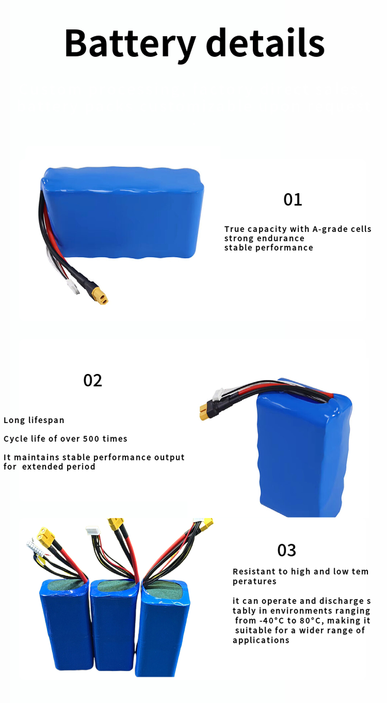 6S2P 22.2v 10C Drone Battery Detail