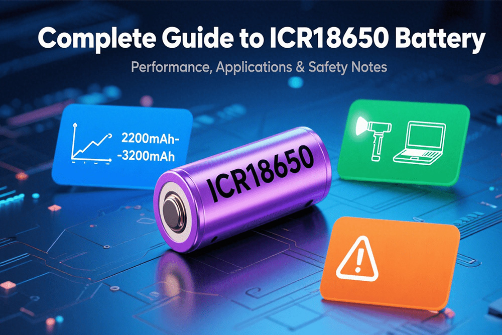 ICR18650 Battery Explained: Performance, Applications, and Safety Tips
