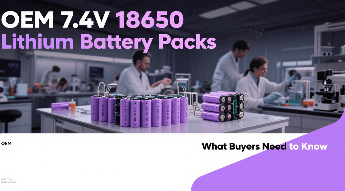 OEM 7.4V 18650 Lithium Battery Packs: What Buyers Need to Know