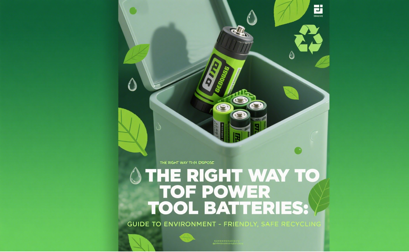 How to Dispose of Power Tool Batteries Properly? A Complete Guide to Safety, Recycling, and Sustainability