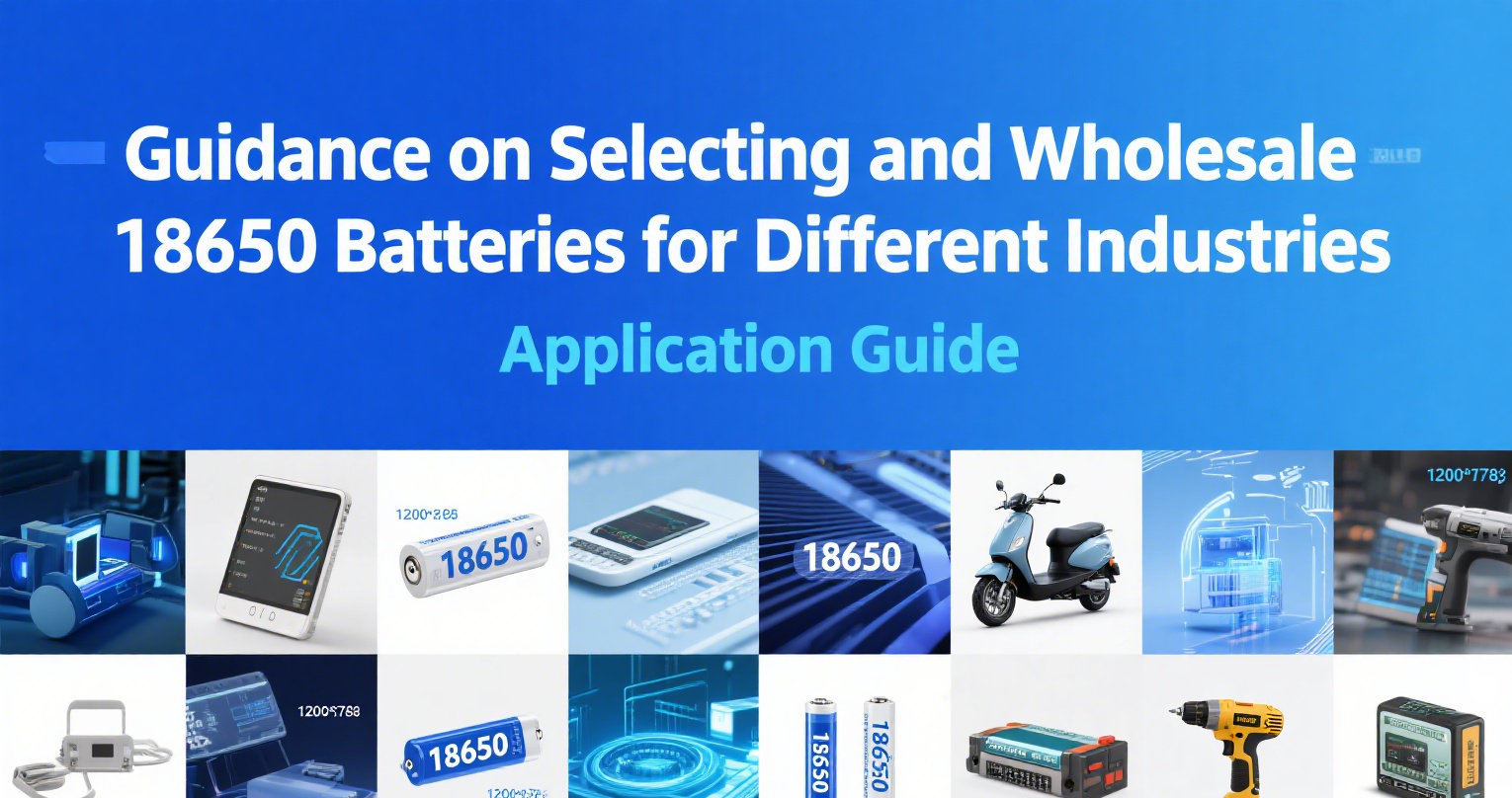 How to Choose 18650 Batteries for Different Industries: A Wholesale Application Guide