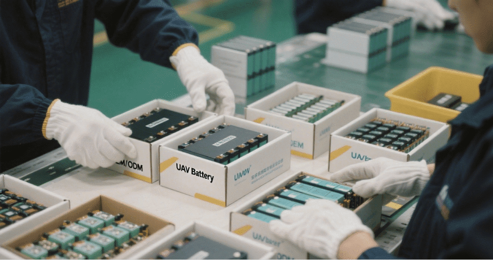 Custom drone battery OEM solution for UAV brands
