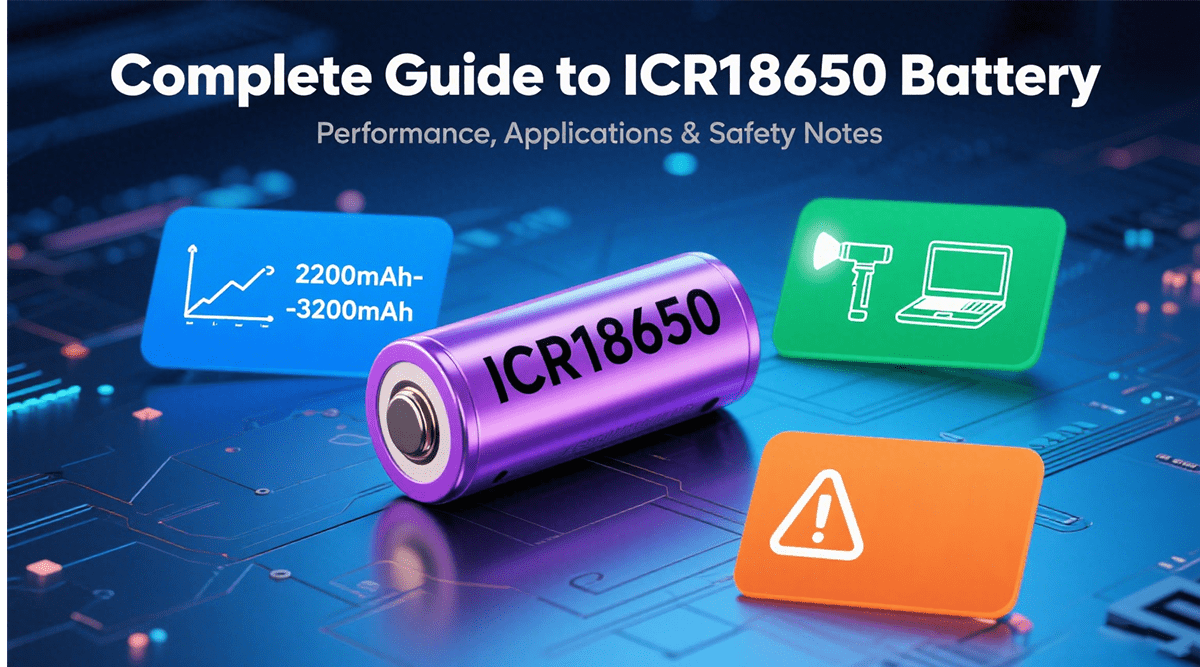ICR18650 Battery Explained: Performance, Applications, and Safety Tips