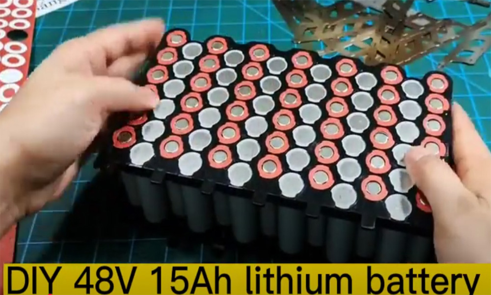 DIY 48V 15Ah lithium battery pack