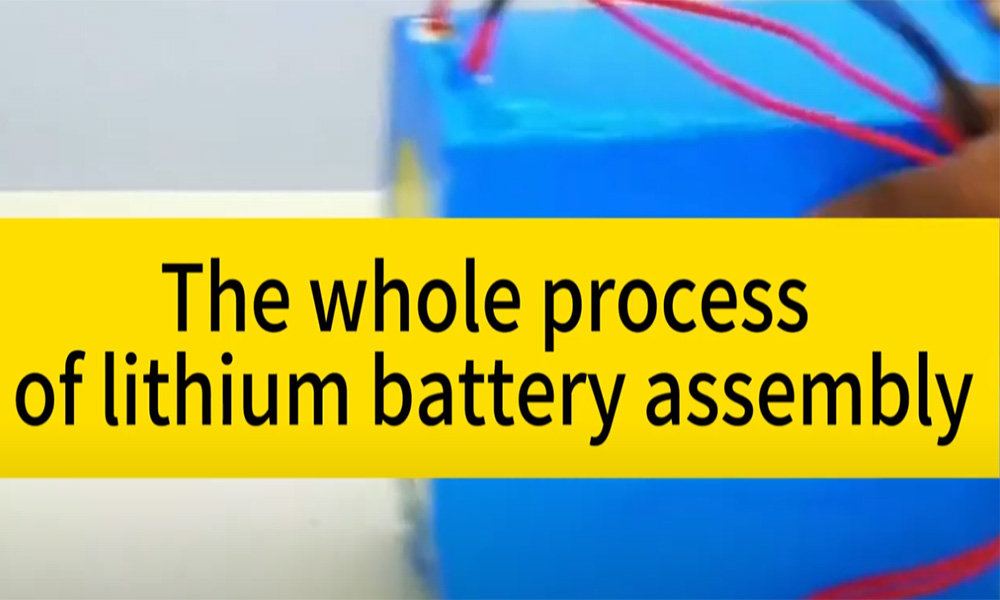 72V 35Ah DIY lithium battery pack assembly process