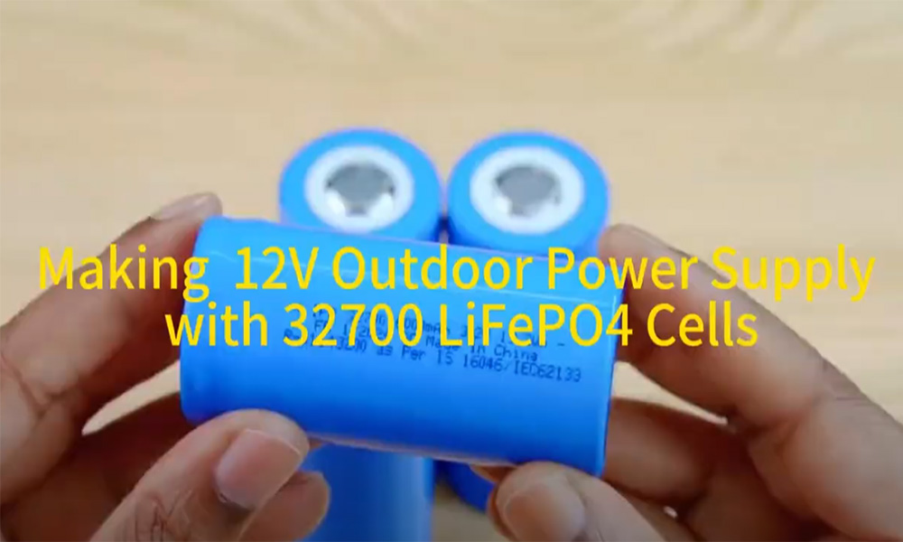 Making Simple 12V Outdoor Power Supply with 32700 LiFePO4 Cells
