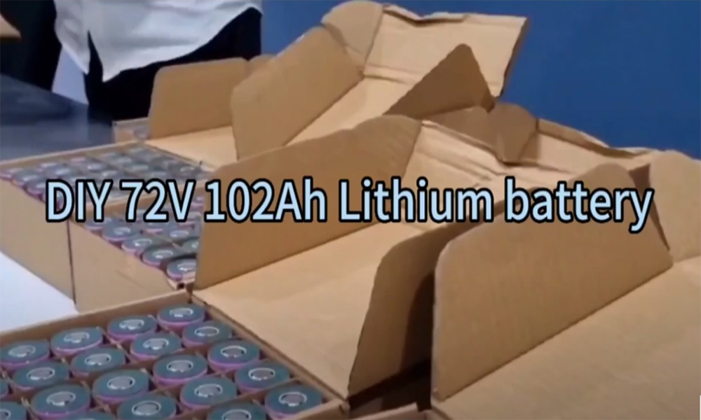 DIY 72V 102Ah lithium battery, production process to share