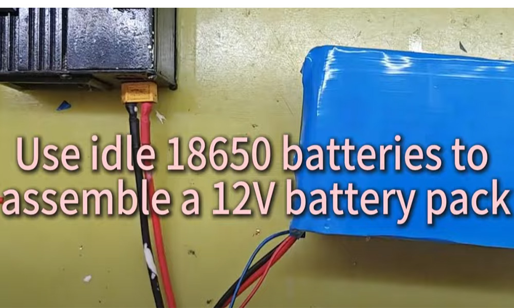 Use 18650 batteries to assemble 12V battery pack