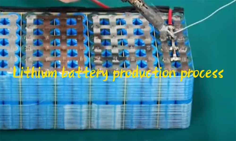 Lithium battery production process