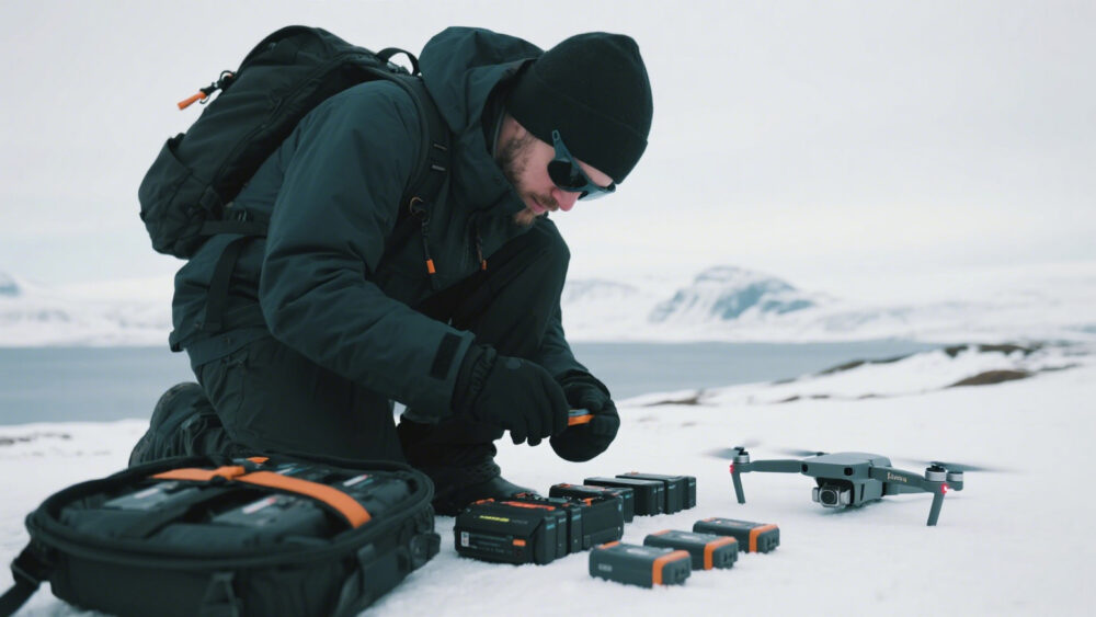 In extreme conditions, the number of drone batteries you prepare determines whether the mission can be completed.