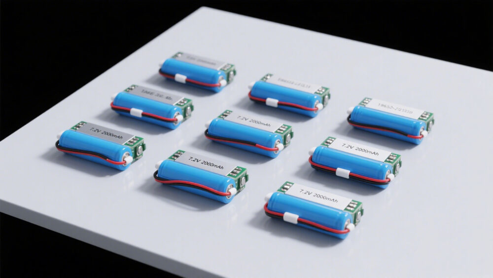18650-2S1P 7.2V 2000mAh battery packs