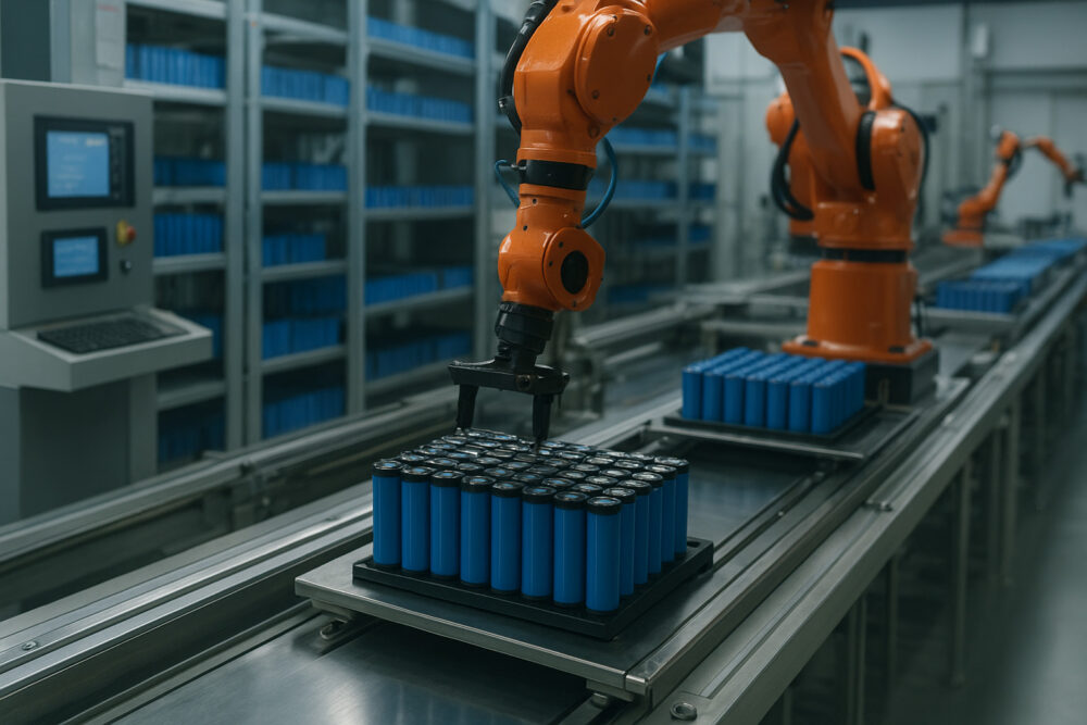  modern factories use automation to improve efficiency and consistency.