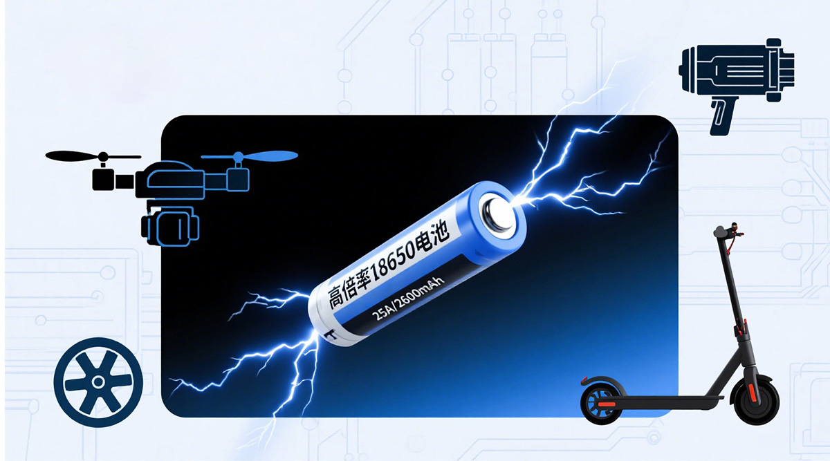 Complete Guide to High Discharge 18650 Batteries: Working Principle, Selection, and Applications