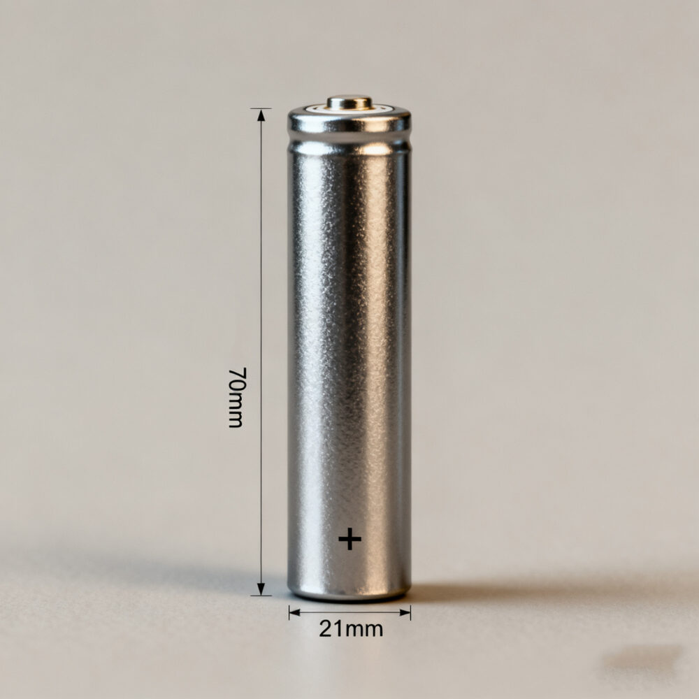 21700 Cell Size 21×70mm