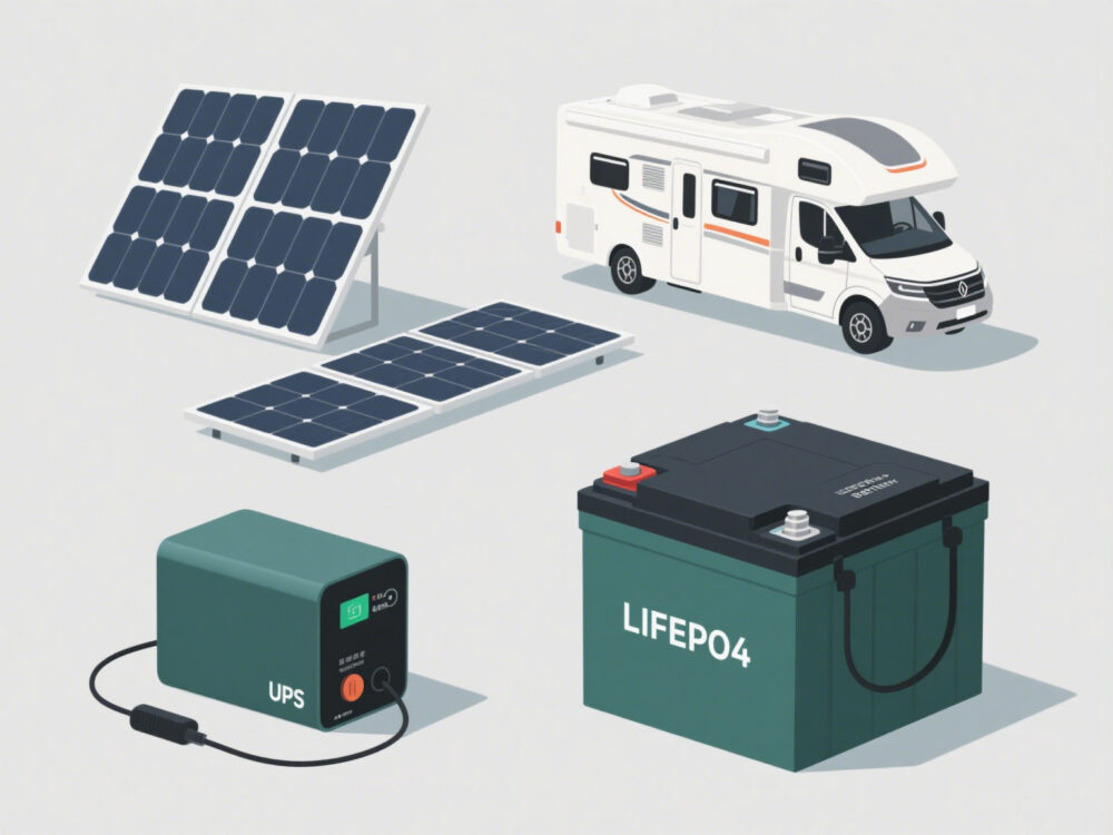 Multiple applications of 12V LiFePO4 batteries