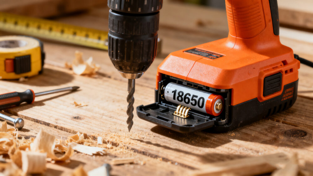 Cordless Drill Powered by 18650 Battery