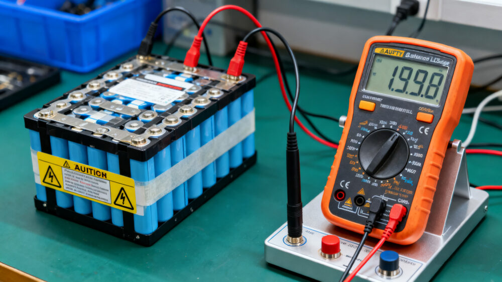 Testing Custom Battery Packs for Voltage and Capacity