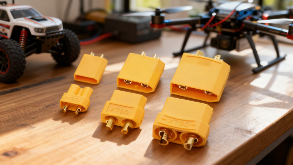 XT-30, XT-60, and XT-90 RC battery connectors
