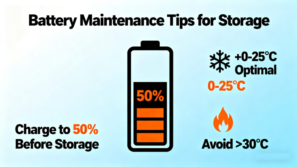 battery maintenance tips for storage