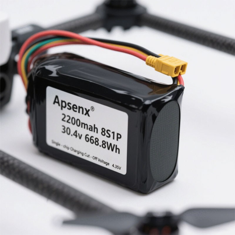 22000mAh 8S1P 30.4V Li-ion Drone Battery