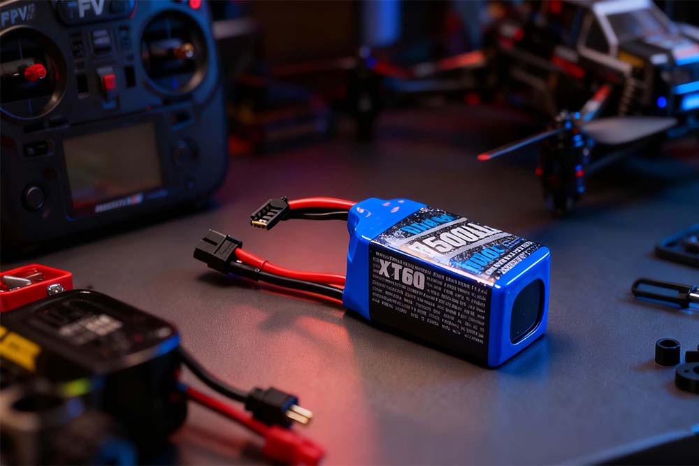 4S 1500mAh 100C LiPo Battery with XT60 Connecto...