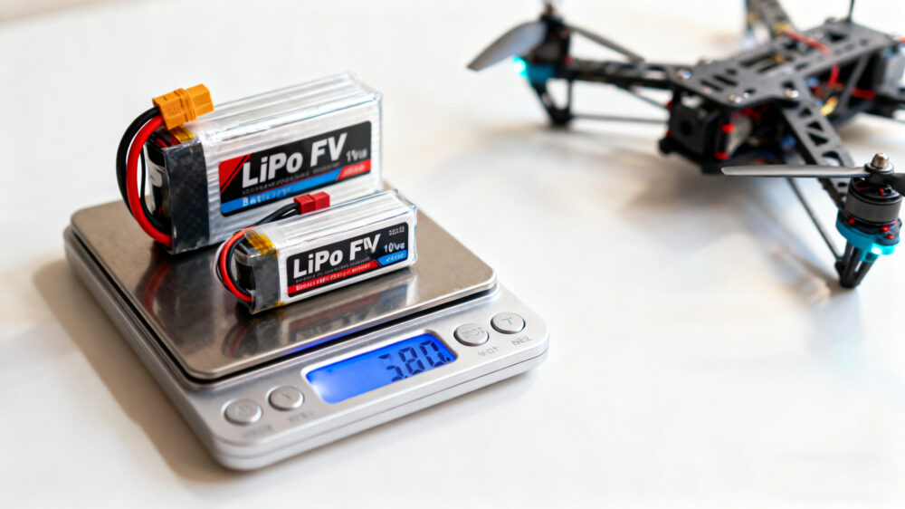 FPV Drone Battery Weight Comparison