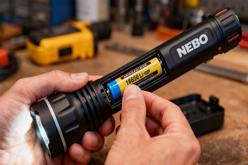 How to Replace the Battery in a NEBO Flashlight