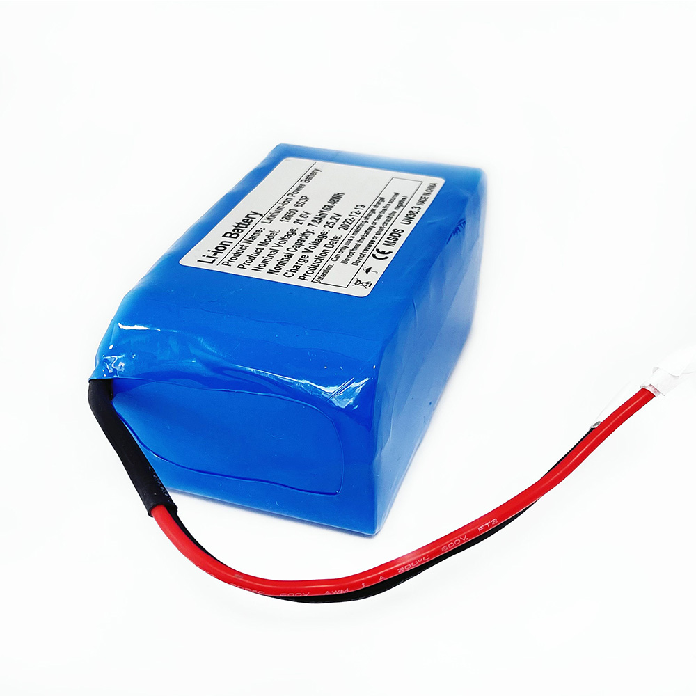 18650 22.2v 7.8ah 2600mah 6S3P Battery Pack