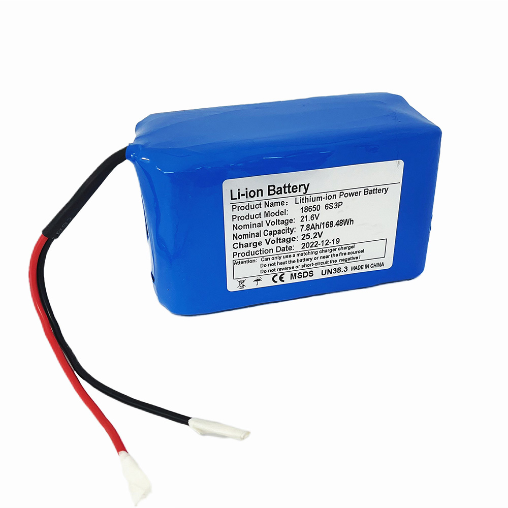 18650 Battery Cell 22.2v 7.8ah 2600mah Battery Pack