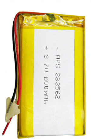 3.7V 800mAh Lipo Pouch Battery