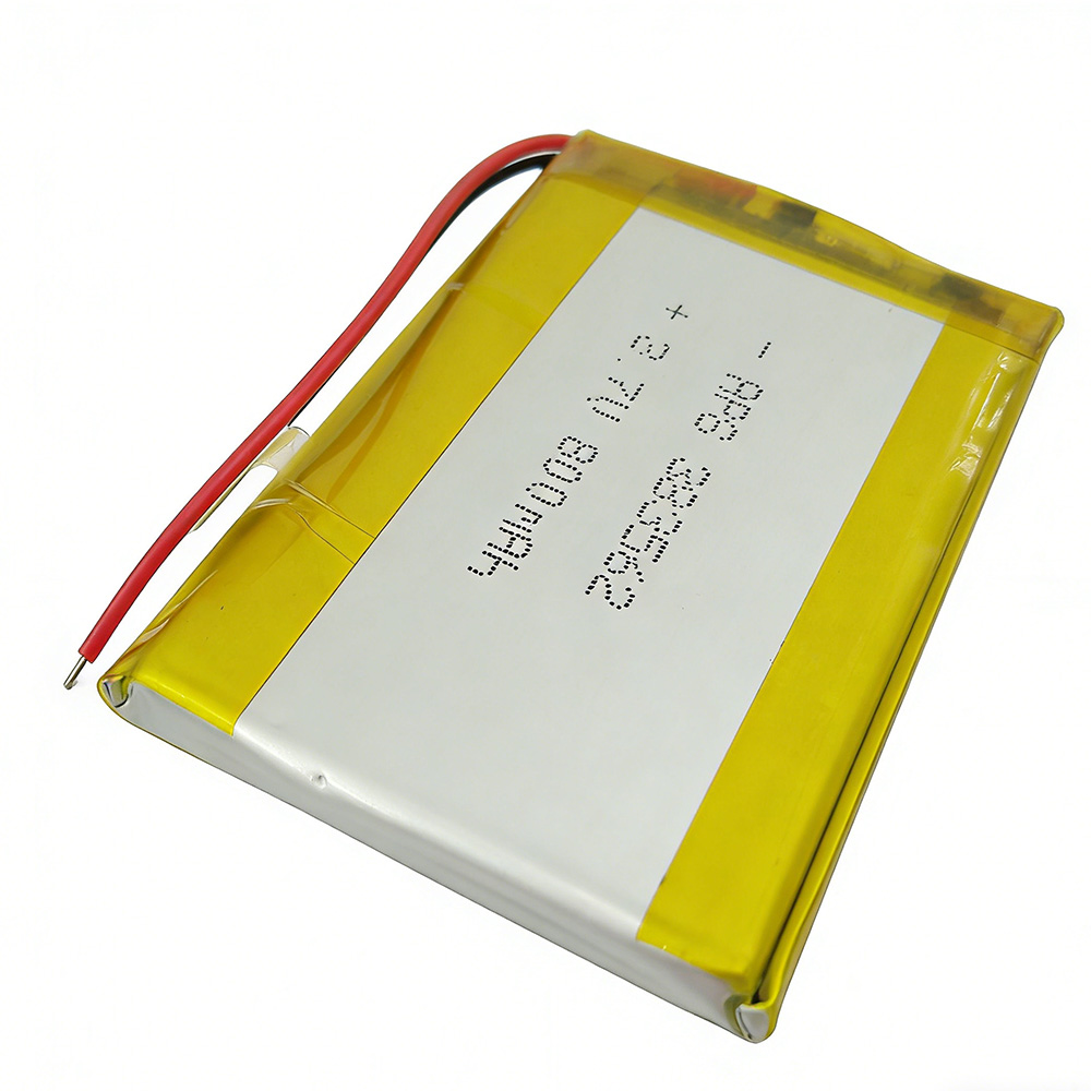 383562 3.7V 800mAh Polymer Lithium Ion Battery