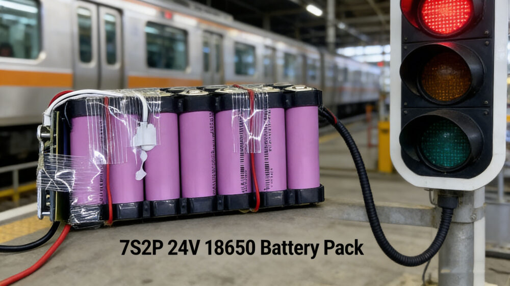 7S2P 24V 18650 small backup power battery