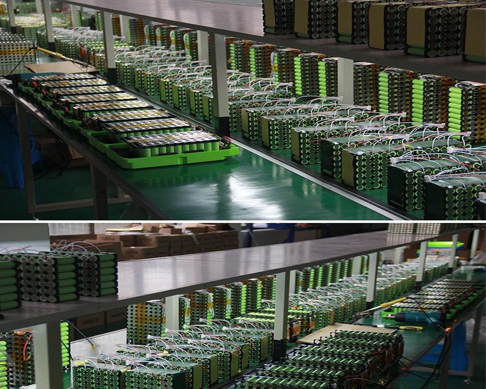 Assemble Complete Battery Packs On Product Line