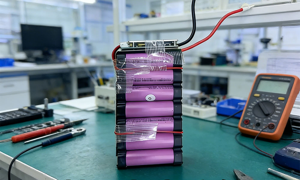18650 Cells Inside a 7S2P Battery Pack – Real Manufacturing View