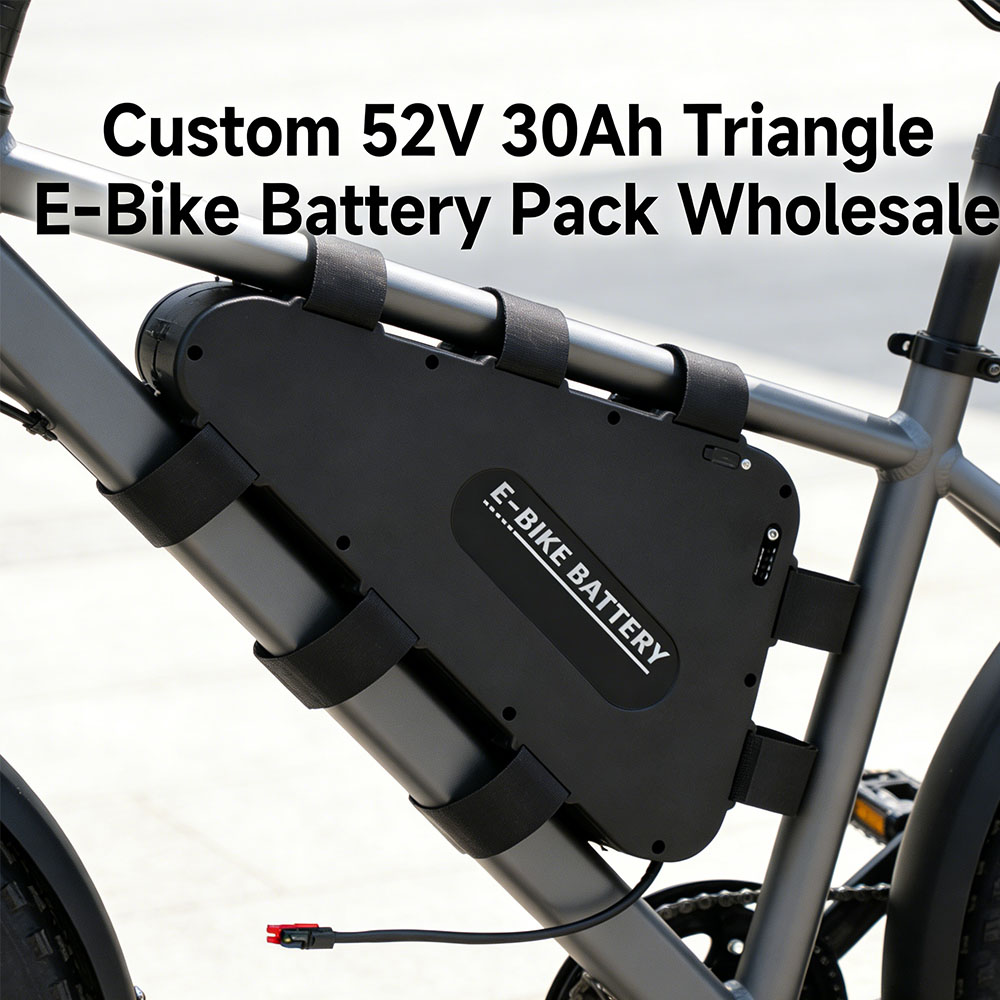 Custom 52V 30Ah Triangle Ebike Battery Pack for Wholesale