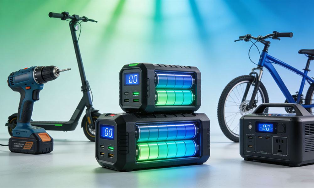 high capacity 18650 lithium batteries in bulk,1500mAh, 2200mAh, and 3000mAh for wholesale purchase for power tools, electric vehicles, and energy storage solutions.