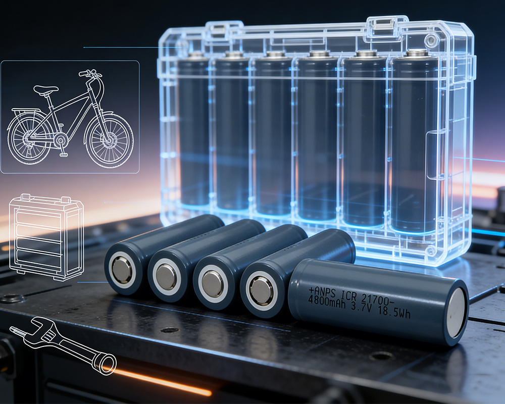 21700 4800mAh 3.7V rechargeable lithium battery cells for OEM battery pack manufacturing and bulk wholesale supply