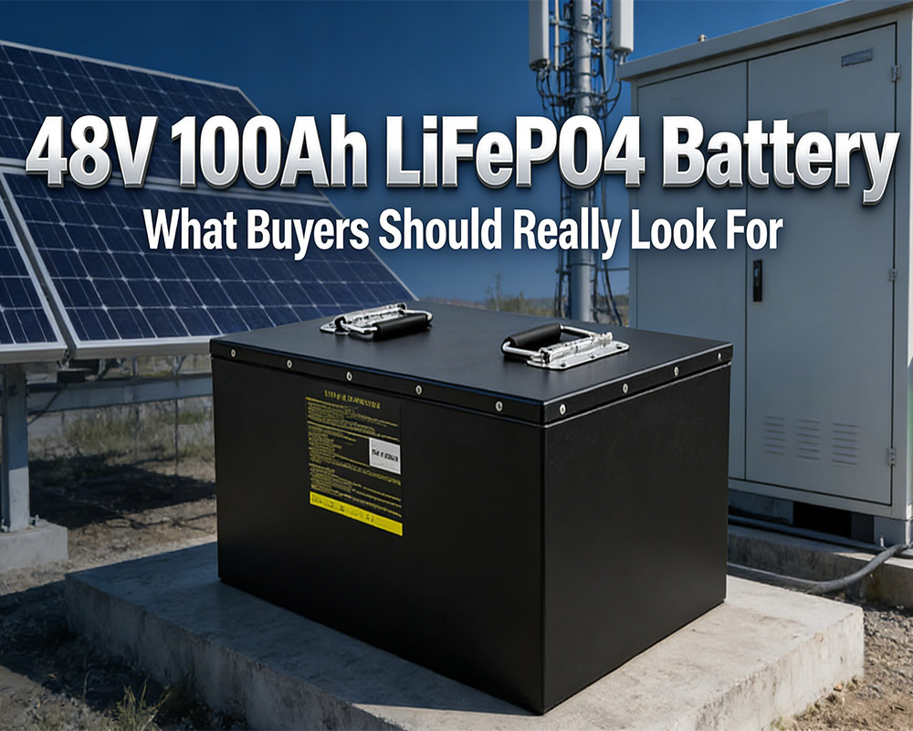 48V 100Ah LiFePO4 battery for solar energy storage system