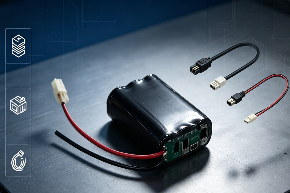 custom 11.1v lithium battery pack with different connectors and configurations
