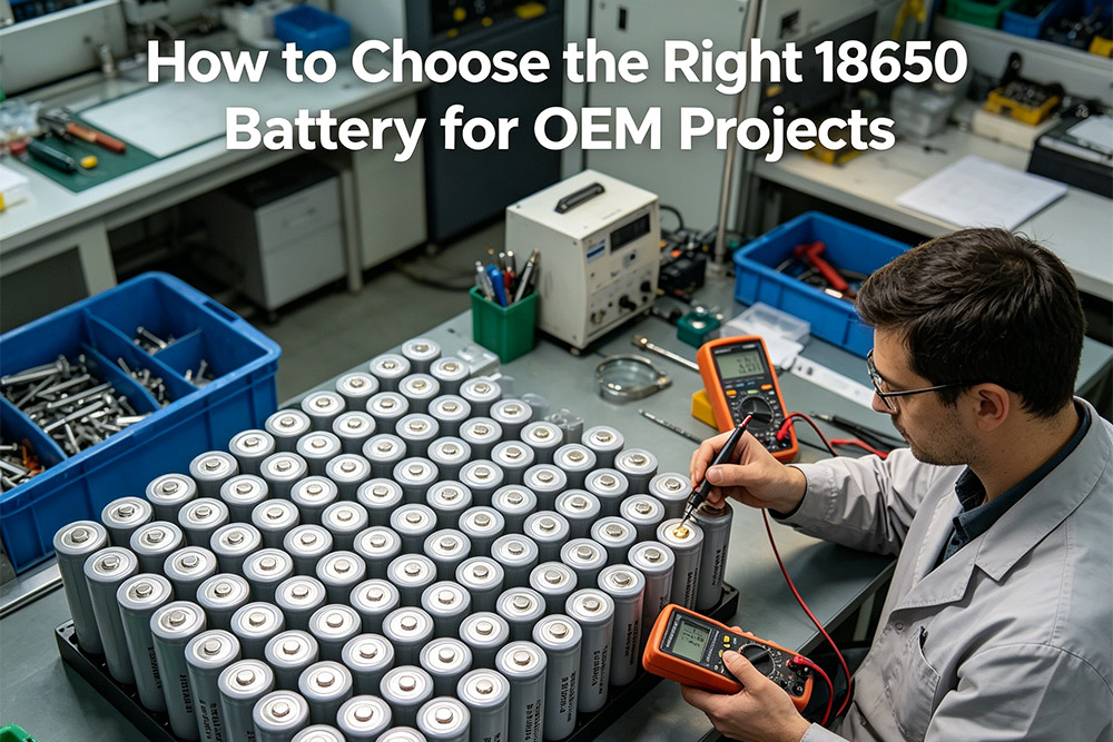 18650 rechargeable 3.7v battery selection guide for OEM buyers in industrial application